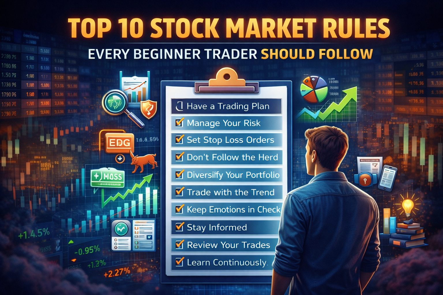 Top 10 Stock Market Rules Every Beginner Trader Should Follow