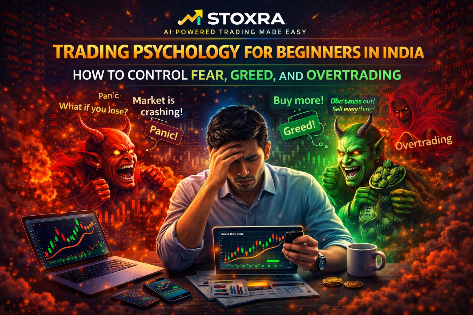 Trading Psychology for Beginners in India: How to Control Fear, Greed, and Overtrading