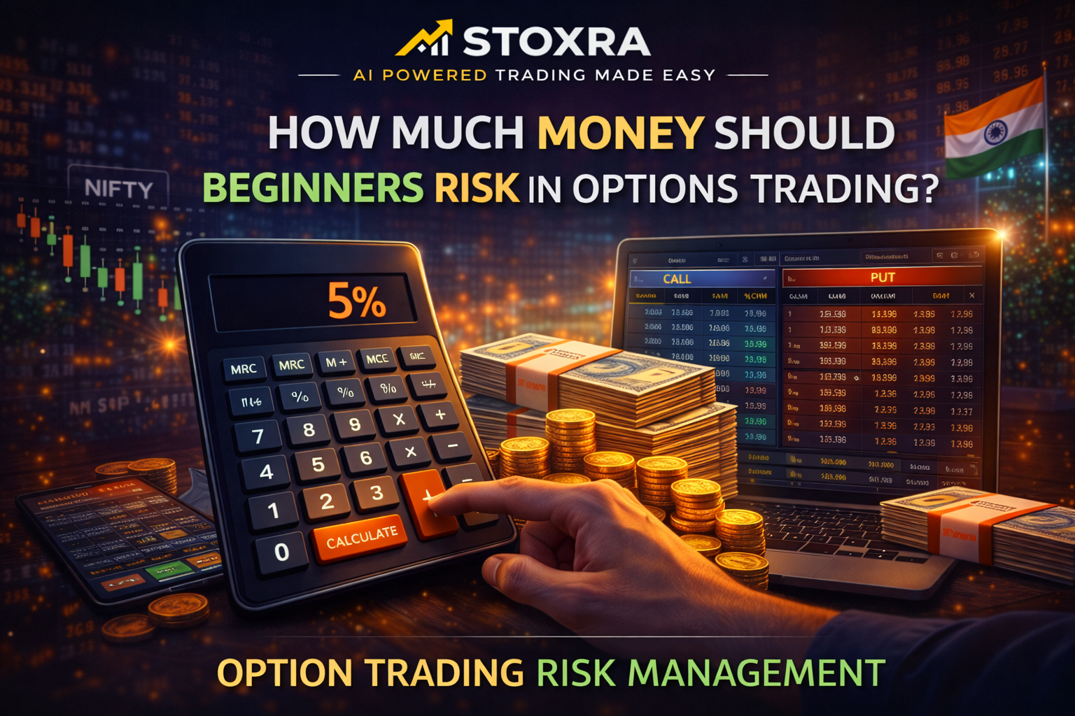 How Much Money Should Beginners Risk in Options Trading?