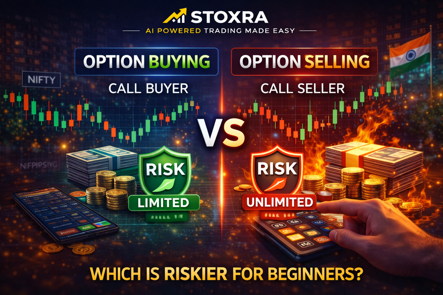 Option Buying vs Option Selling: Which Is Riskier for Beginners?