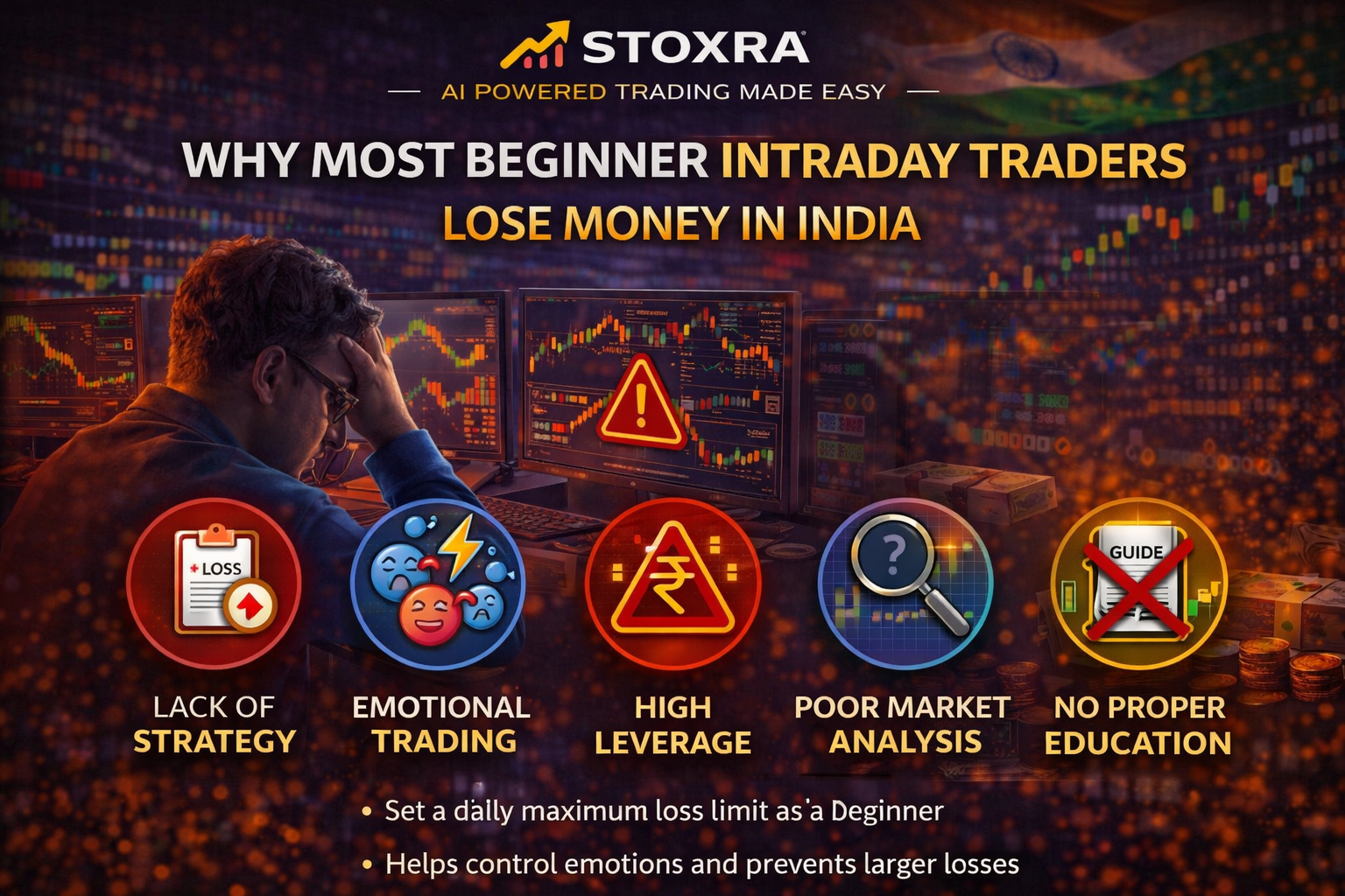Why Most Beginner Intraday Traders Lose Money in India