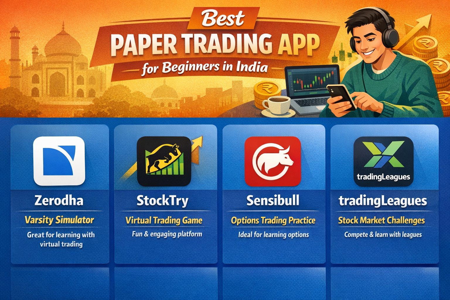 Best Paper Trading App for Beginners in India