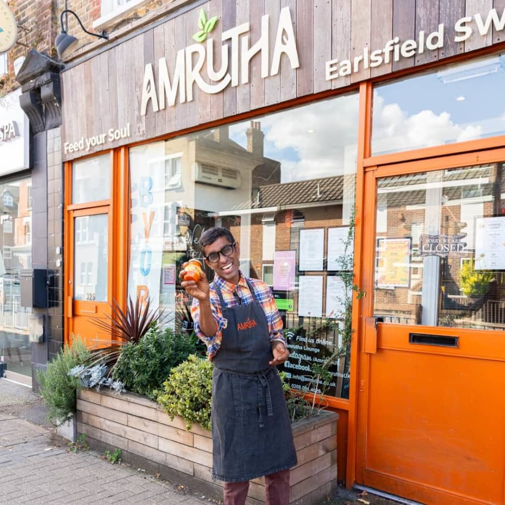 Amrutha Vegan & Vegetarian Restaurant - Earlsfield & Honor Oak, London. Gallery Image
