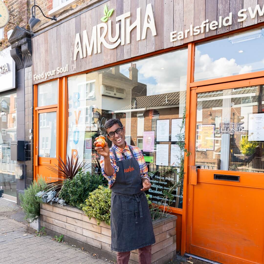 Amrutha Vegan & Vegetarian Restaurant - Earlsfield & Honor Oak, London. - About Image 1
