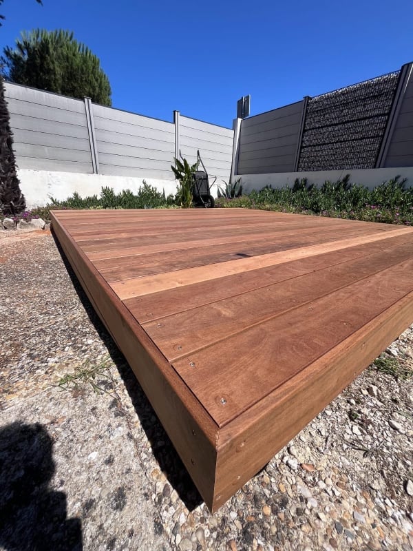 Itauba : terrasse bois exotique 15 m² élégante et durable