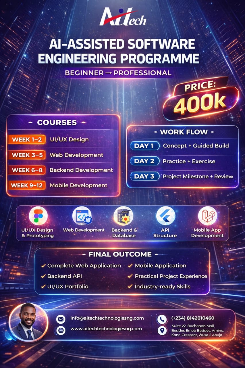 Where to Learn AI-Assisted Software Engineering in Nigeria