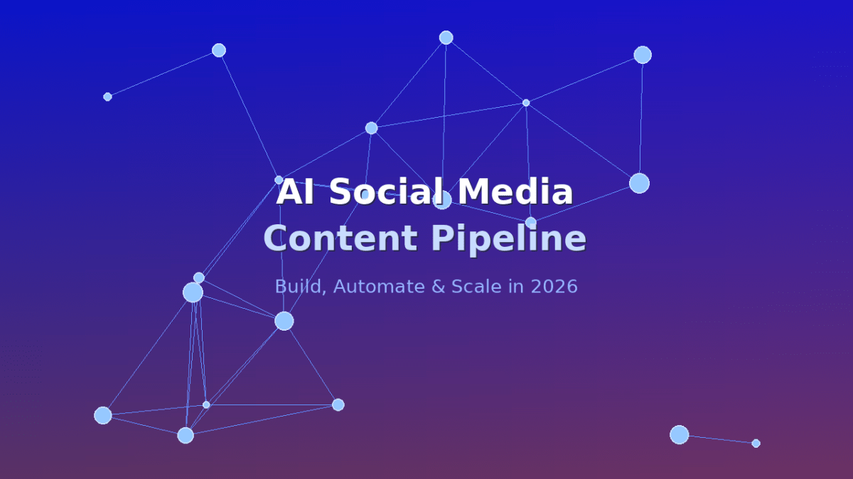 How to Build an AI-Powered Social Media Content Pipeline in 2026