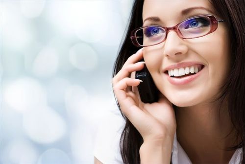 Person talking on phone