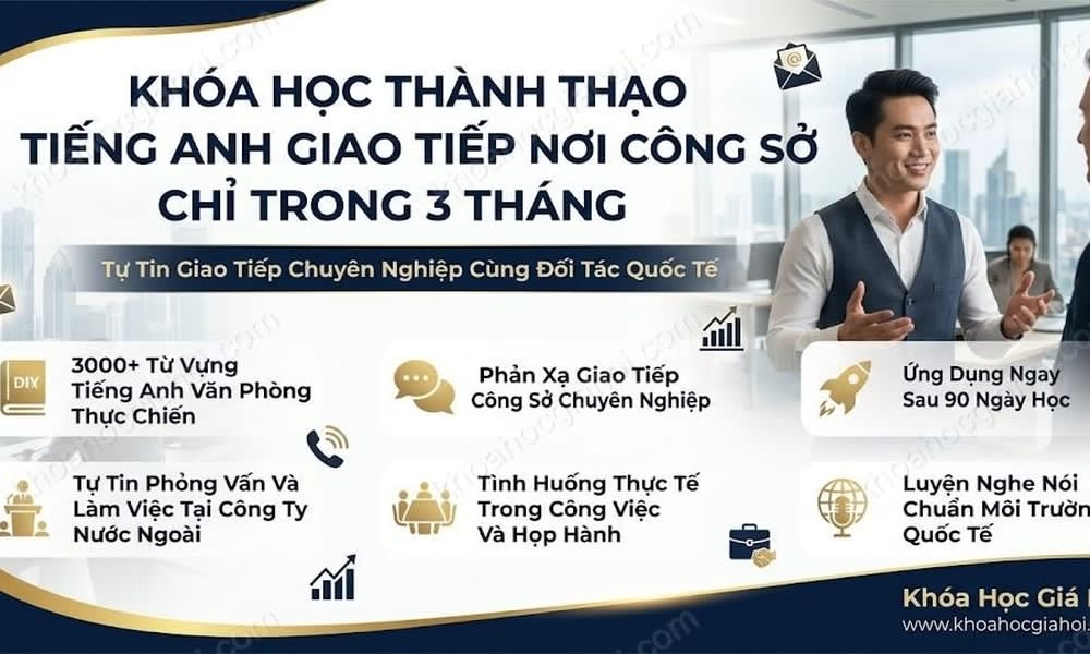 Khóa Học Tiếng Anh Giao Tiếp Cho Người Mới Bắt Đầu