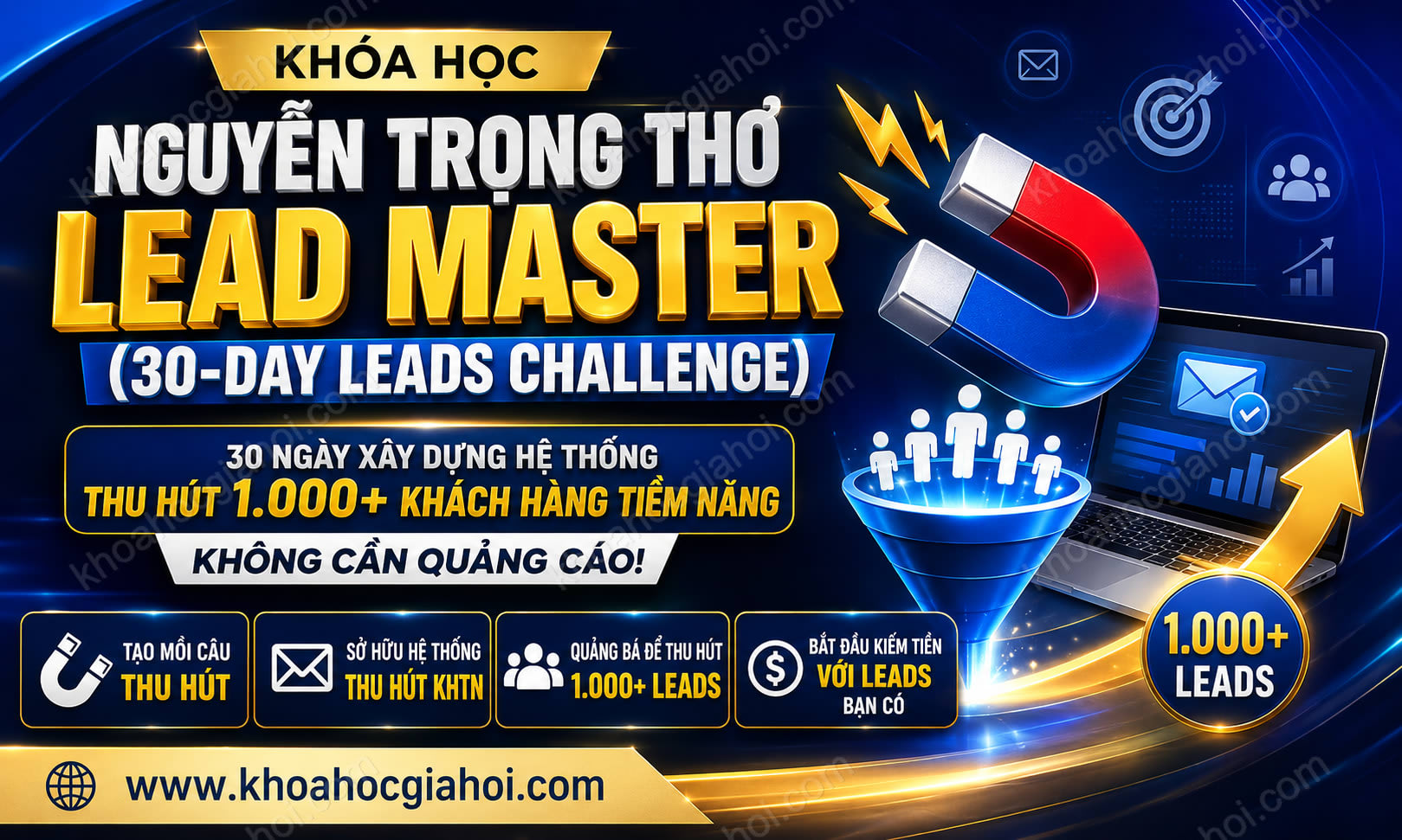 Khóa Học Nguyễn Trọng Thơ Lead Master (30 Day Leads Challenge)