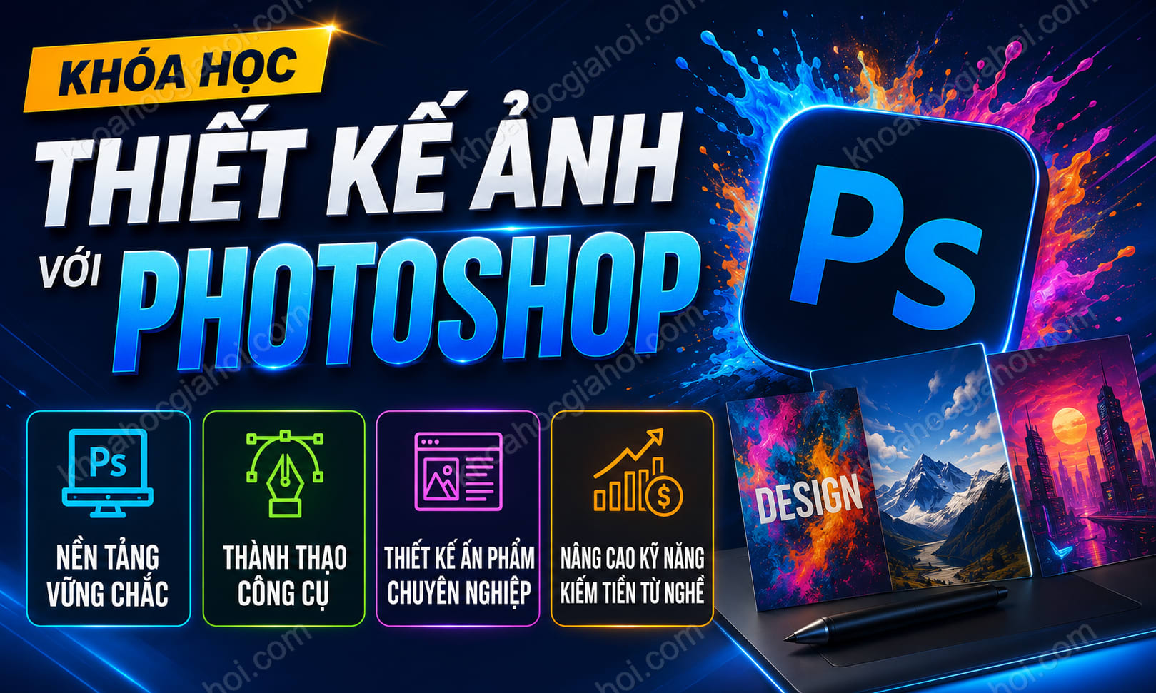 Khóa Học Thiết Kế Ảnh Với Photoshop