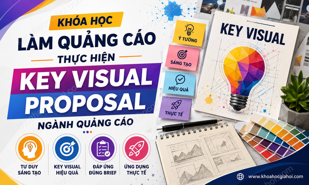 Khóa Học Làm Quảng Cáo – Thực Hiện Key Visual Proposal Ngành Quảng Cáo