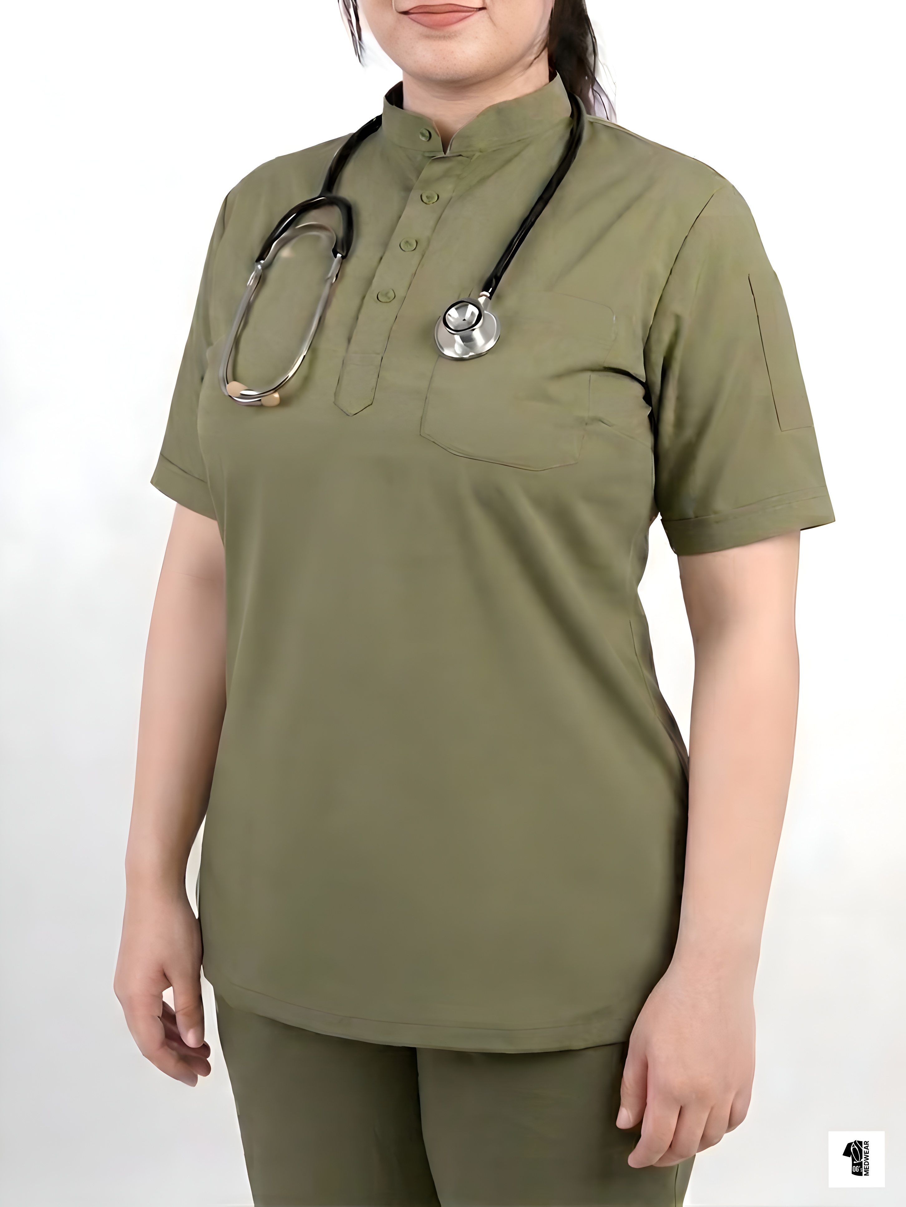 Aurex ─ Muted Olive Scrub - OG's Medwear