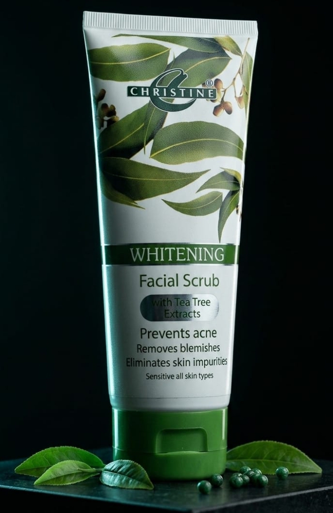 Christine Whitening Scrub Tube (Tea Tree Extracts) - View Details Christine Whitening Scrub Tube (Tea Tree Extracts)