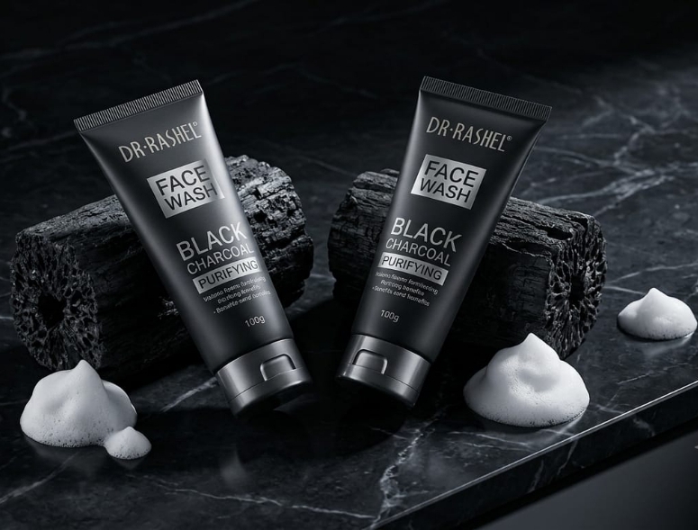 Dr Rashel Black Charcoal Purifying Face Wash - View Details Dr Rashel Black Charcoal Purifying Face Wash