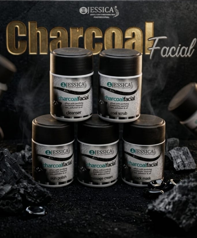 Jessica charcoal facial kit 250 gm Medium pack - View Details Jessica charcoal facial kit 250 gm Medium pack