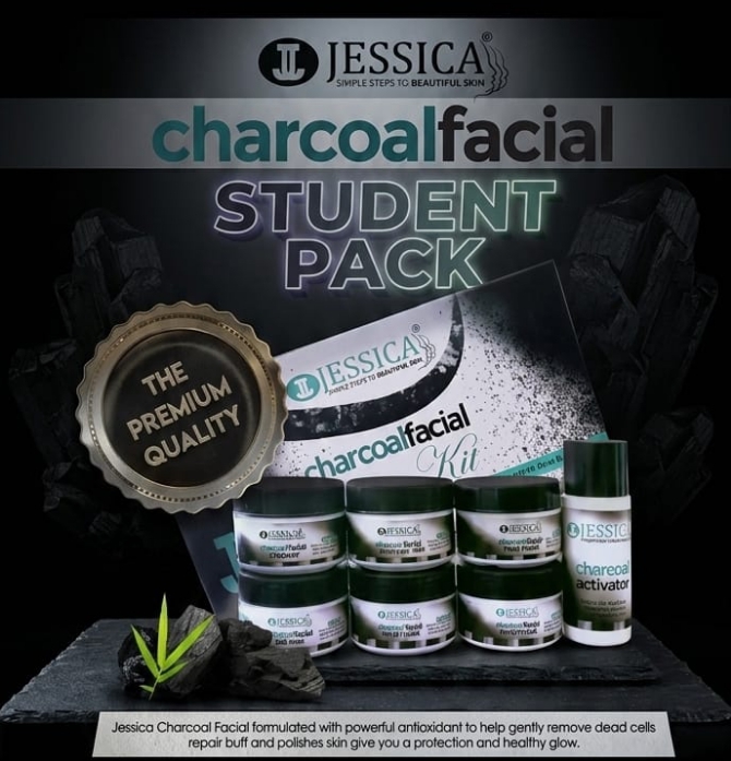 Jessica Charcoal Facial Kit Student Pack