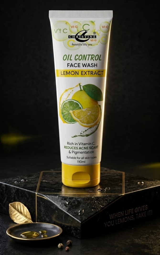 Christine oil control lemon extract face wash - View Details Christine oil control lemon extract face wash