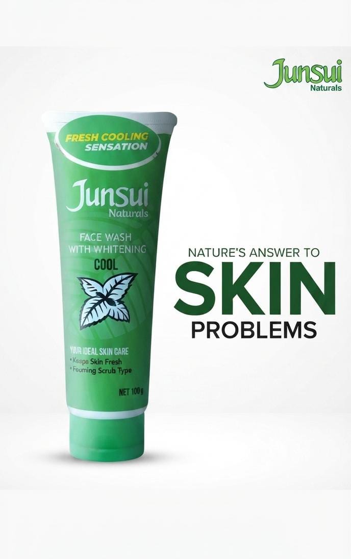 Junsui Naturals Face Wash With Whitening Cool - View Details Junsui Naturals Face Wash With Whitening Cool