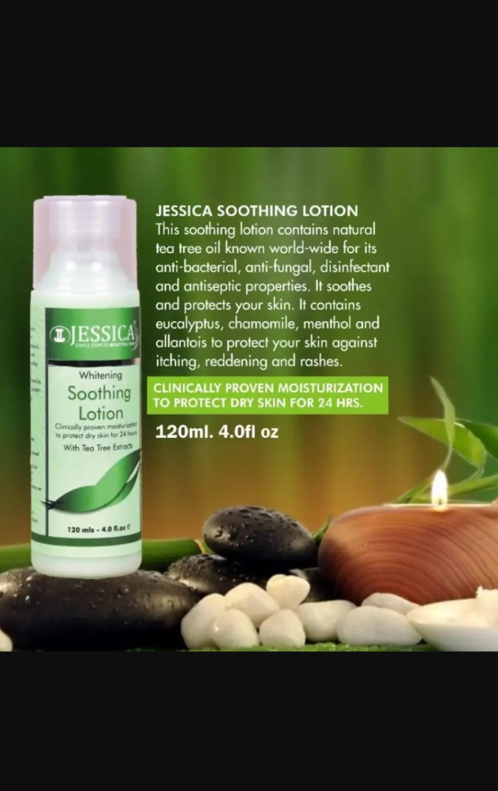 Jessica whitening soothing lotion with tea tree oil - View Details Jessica whitening soothing lotion with tea tree oil