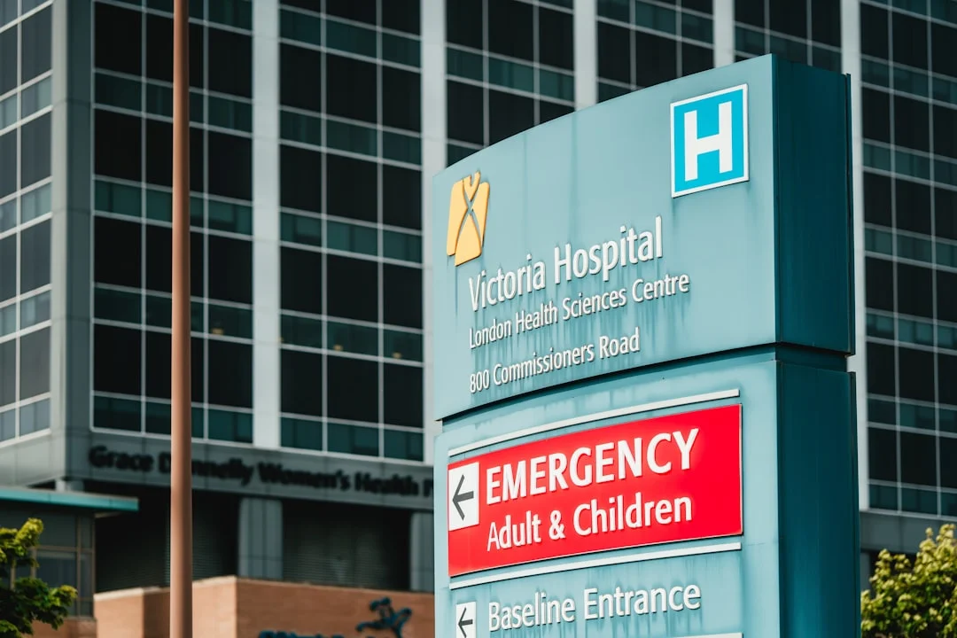 Hospital entrance — ME CABS MPTP hospital transport across Knox, including Knox Private and Angliss