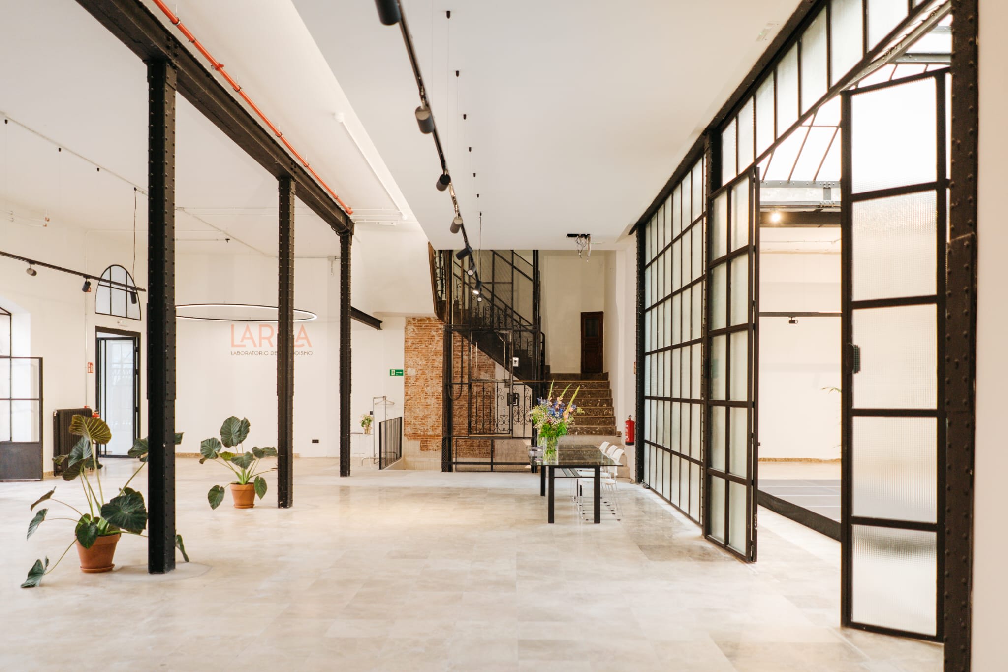 Rehabilitación integral del edificio histórico Larra 14 en Madrid, vista de la estructura