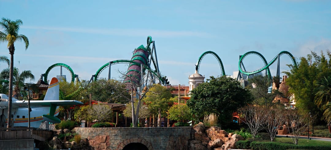 Montanha Russa em Orlando