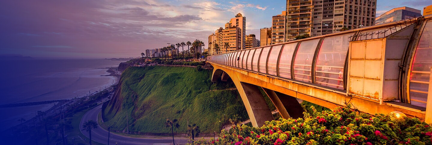 Distrito de Miraflores em Lima, Peru