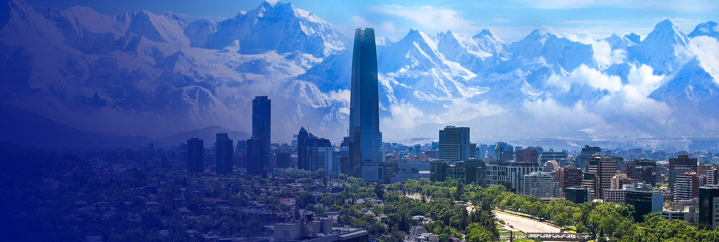 Vista urbana de Santiago