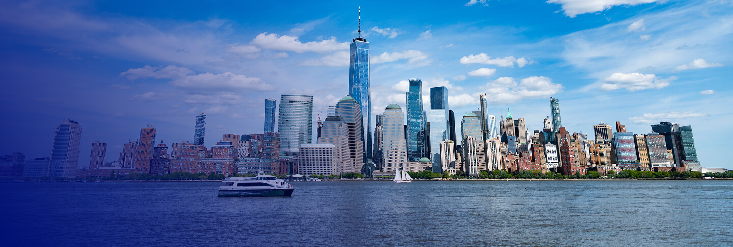 Vista aérea de Nova York