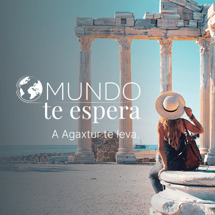 O Mundo te espera. A Agaxtur te leva.