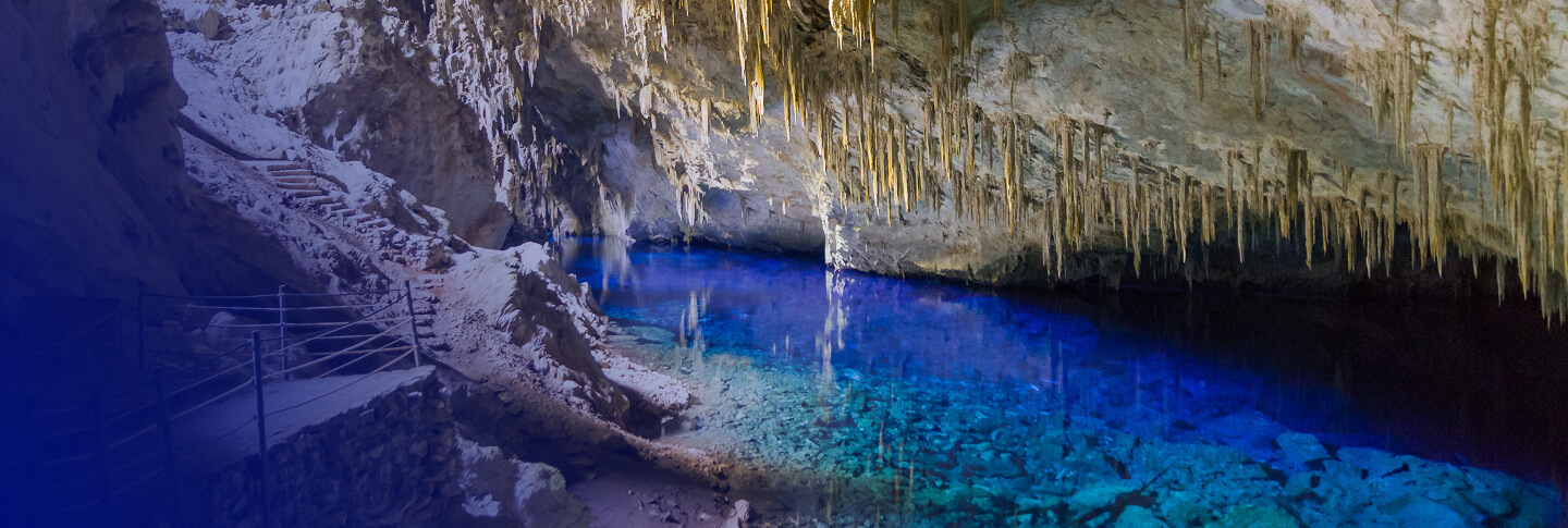 Caverna do Lago Azul em Bonito