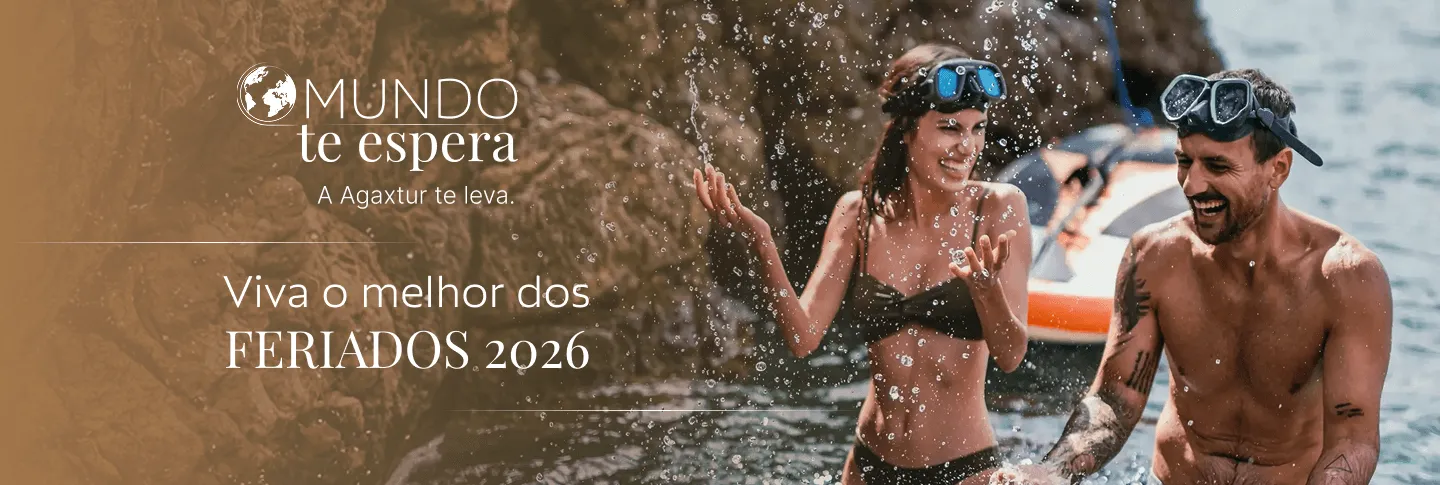 O Mundo te espera. A Agaxtur te leva.