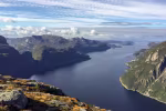 Hårnålsvingene fra Lysebotn til Sirdal, og utsikt over Lysefjorden.