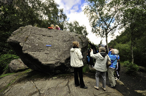 Ruggesteinen - the rocking rock - Fjord Norway