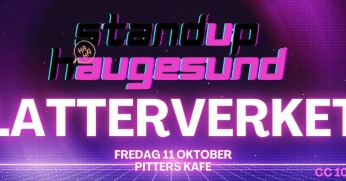 Latterverket på Pitters, Haugesund Fjord Norway