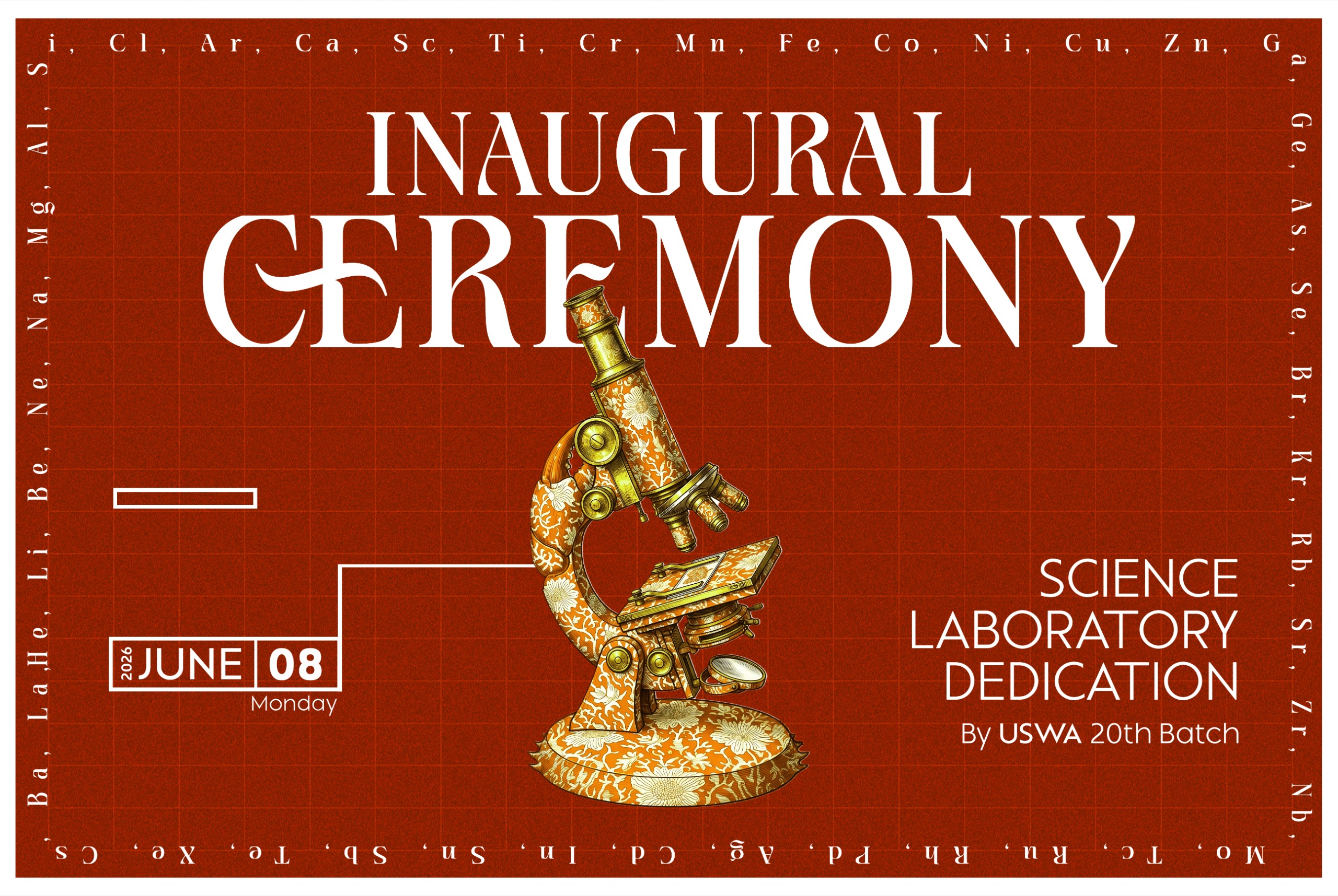 New Science Laboratory Dedicated by USWA 20th Batch