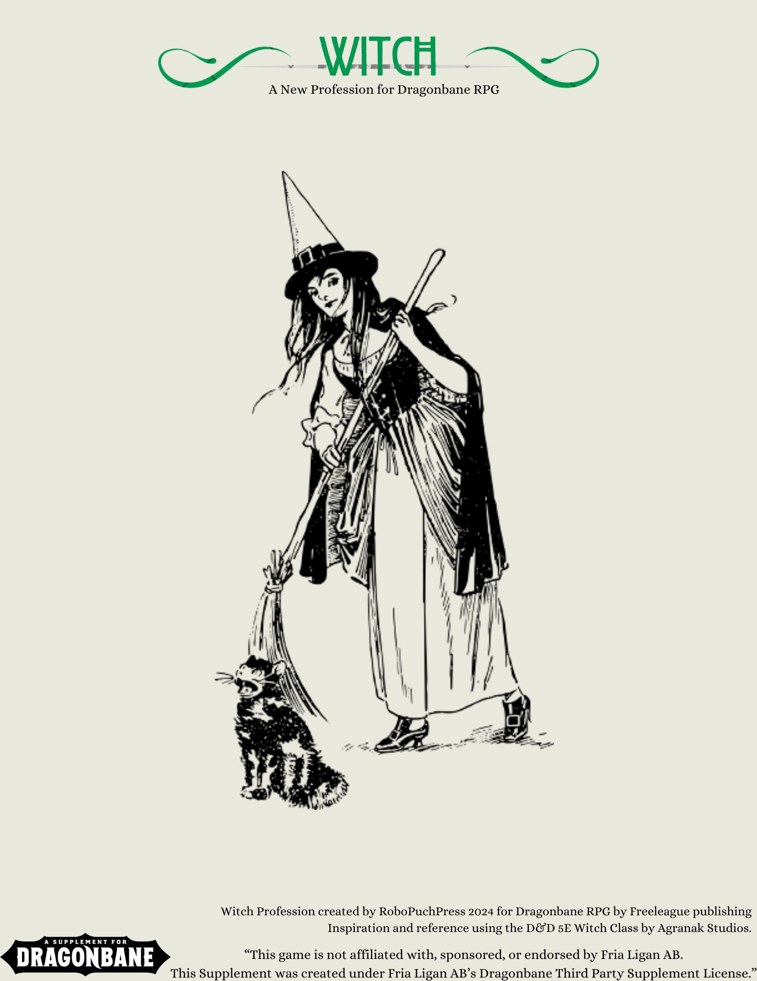 Witch Profession for Dragonbane