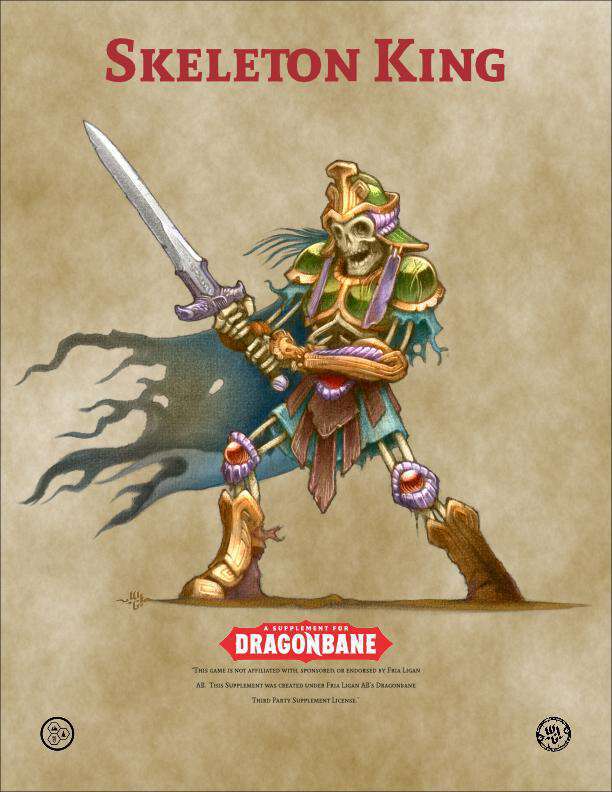 Skeleton King — A Supplement for Dragonbane
