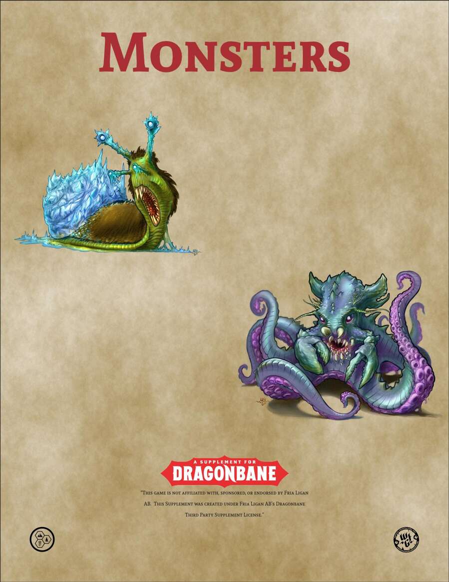Paper Miniatures for Raznag's Bestiary