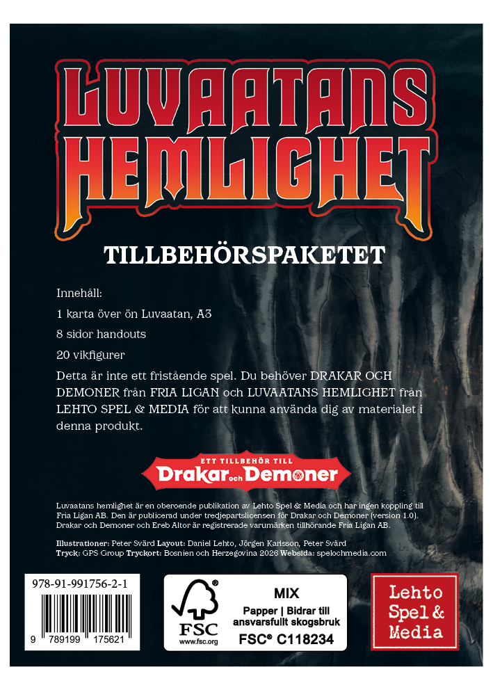 Luvaatans hemlighet - tillbehörspaket