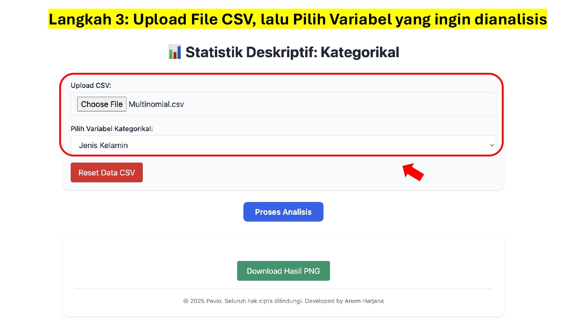 Langkah 3