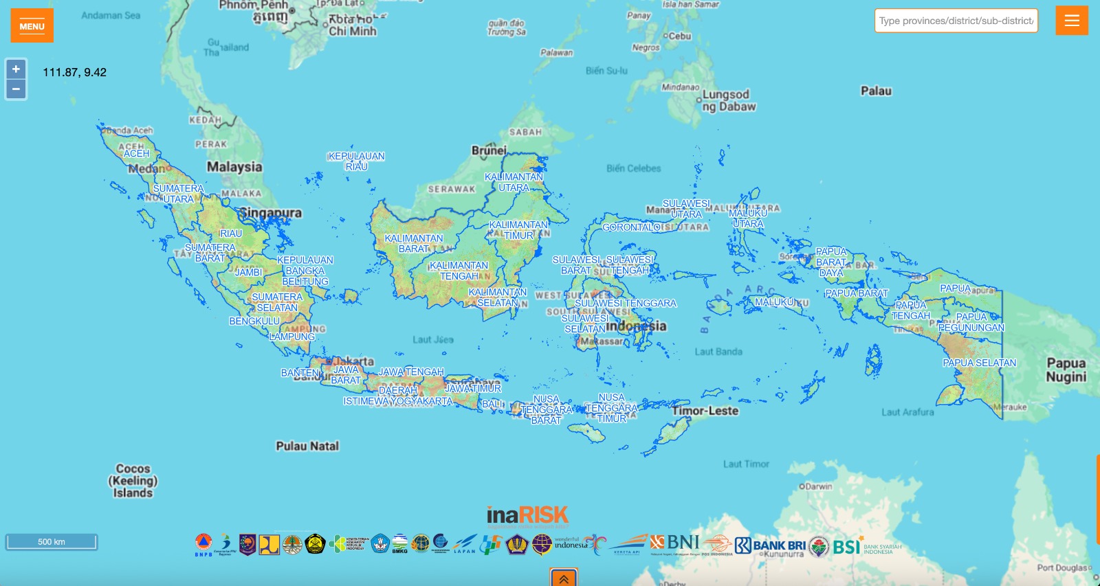 National Disaster Risk Map Preview