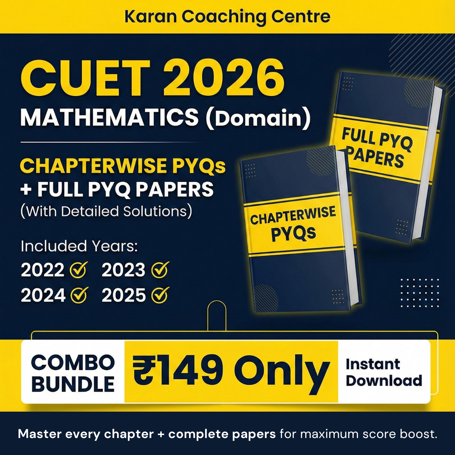 CUET 2026: MATHEMATICS (DOMAIN) | COMBO
