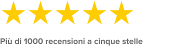 Five star reviews