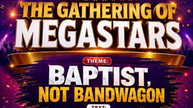 The Gathering of Megastars | Baptist, Not Bangwagons