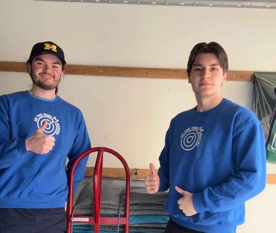 On The Mark Moving apartment movers with professional moving equipment in London Ontario