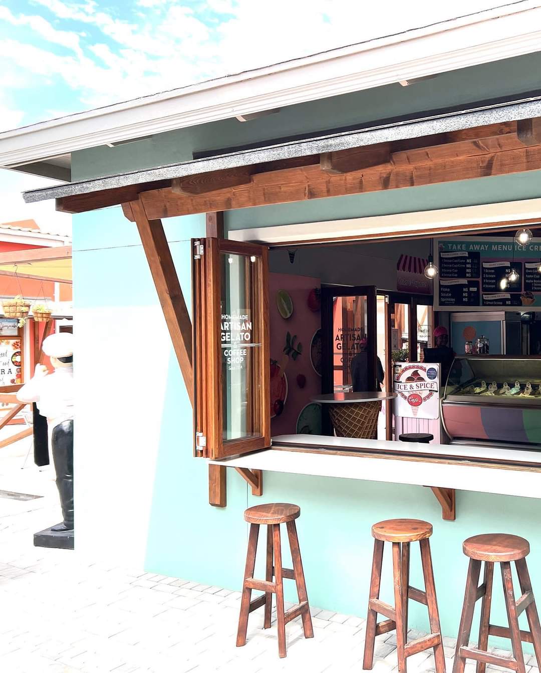 Ice Spice Caf Swakopmund Artisan Gelato Waffles More Top 