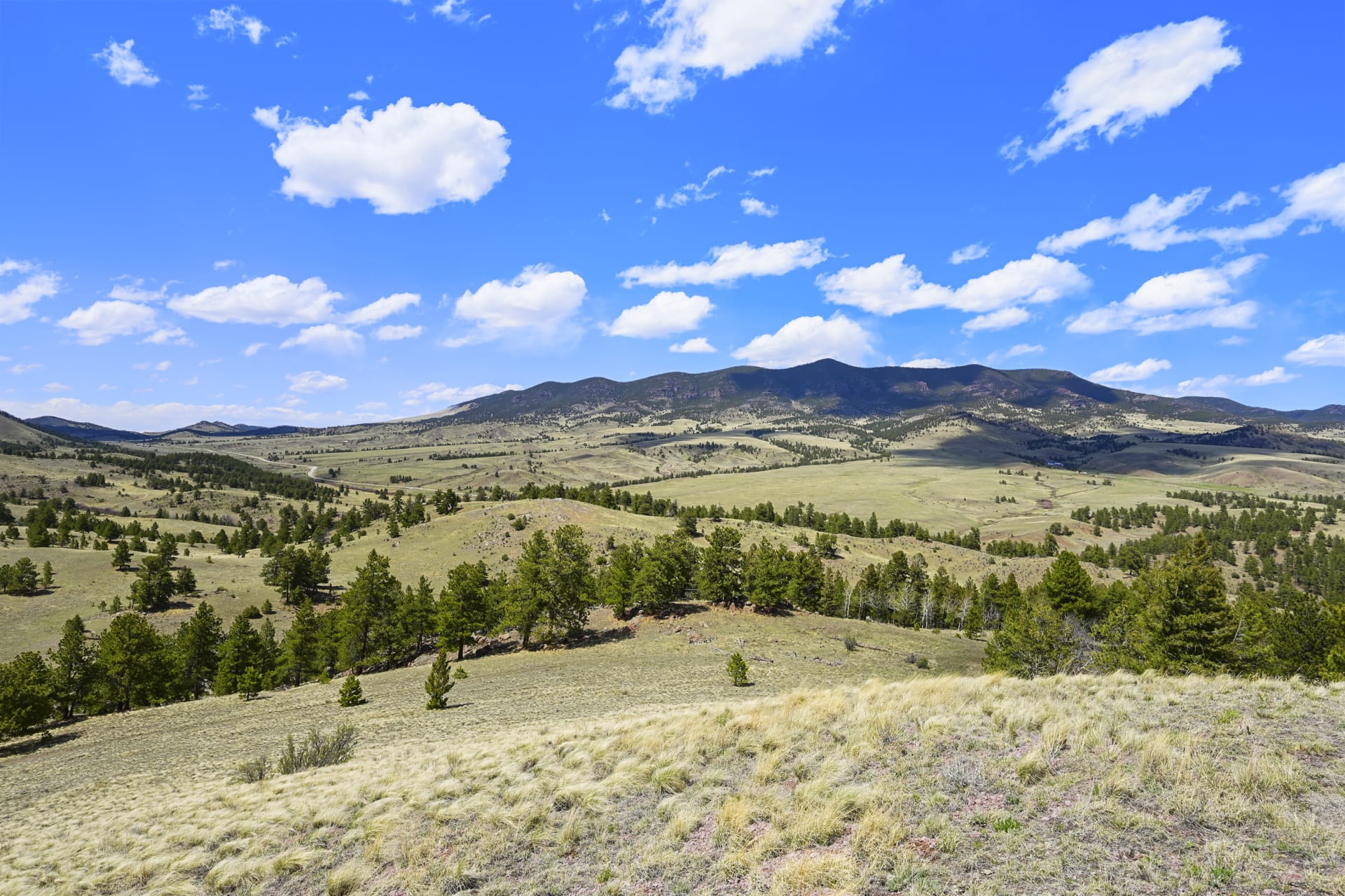 Aerial photo of vacant land in Colorado