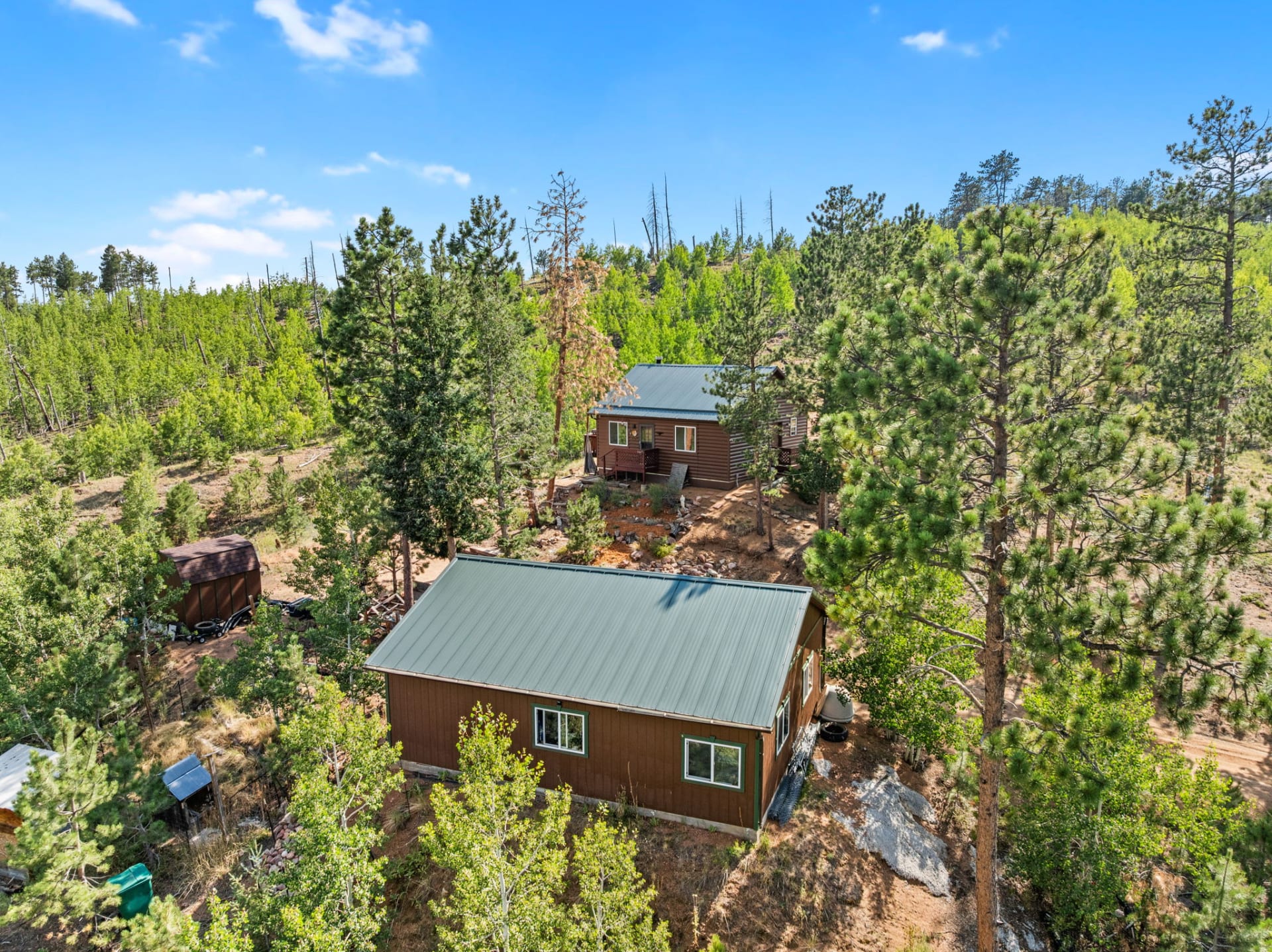 Property on Valley Dr in Divide, CO, photographed by Harrison Christopher